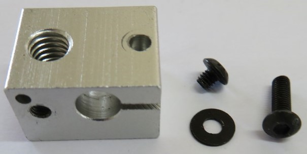 E3D V6.0 heater block (glass bead sens)