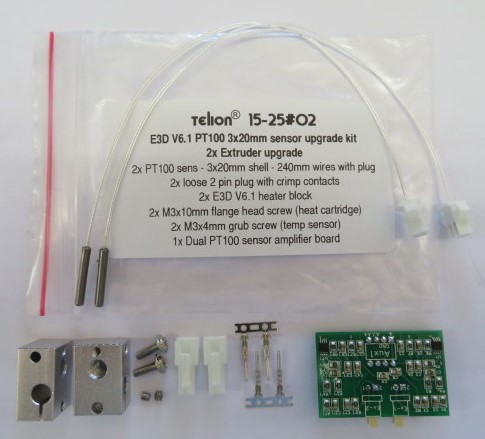 PT100 - Upgrade Kit for E3D Hot-End