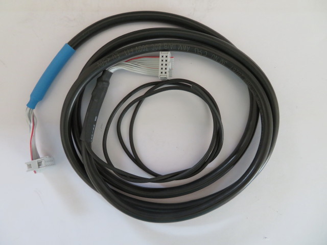 Shielded 10 pole ribbon cable with plugs 1200mm