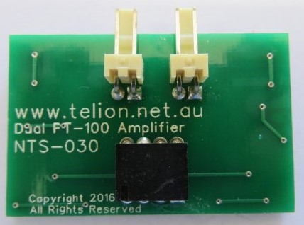 Dual PT100 sensor amplifier for Ramps 1.4
