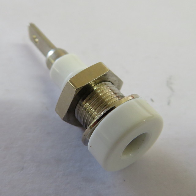 Banana socket 2mm (gold plated for low resistance)