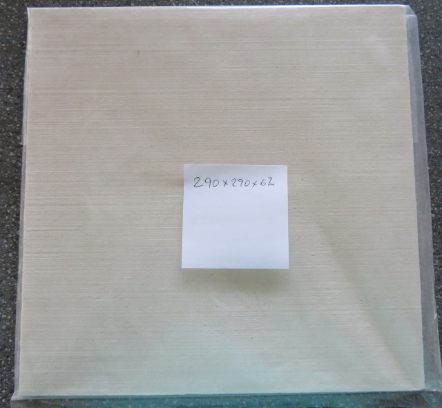 Ceramic insulation board 290x290x5mm